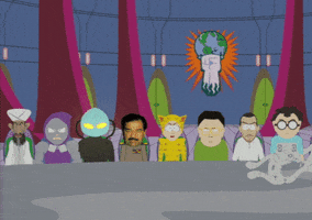 table group GIF by South Park 