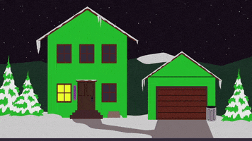 house at night GIF by South Park 