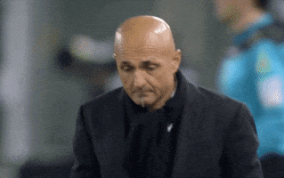 looking down luciano spalletti GIF by AS Roma