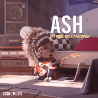 punk rock ash GIF by Sing Movie