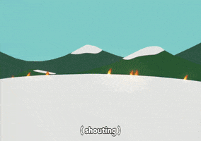 fire running GIF by South Park 