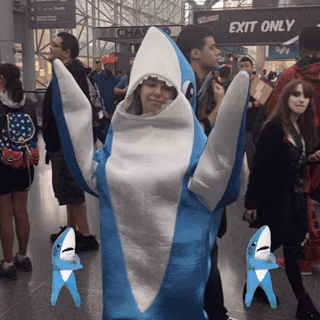 left shark nycc 2016 GIF by New York Comic Con
