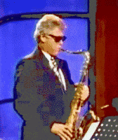 bill clinton saxophone shirt