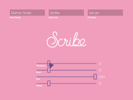 rendertom typography after effects font write GIF