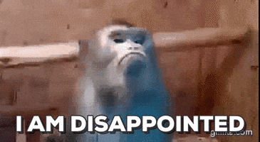 Disappointed Monkey GIF by Justin