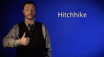 sign language hitchhike GIF by Sign with Robert