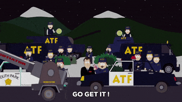police throw GIF by South Park 