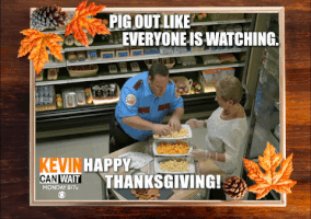 thanksgiving binge GIF by CBS