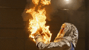 flaming hot rooster teeth GIF by Achievement Hunter