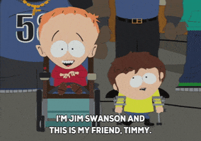 happy jimmy valmer GIF by South Park 