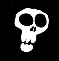 Halloween Skull GIF by kirun