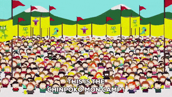 crowd japanese GIF by South Park 