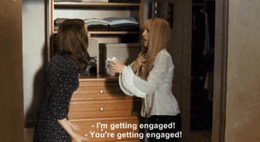 rawanniee engaged rom com bride wars best friend is engaged GIF