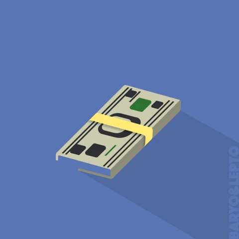 baryoandlepto design money motion graphic GIF