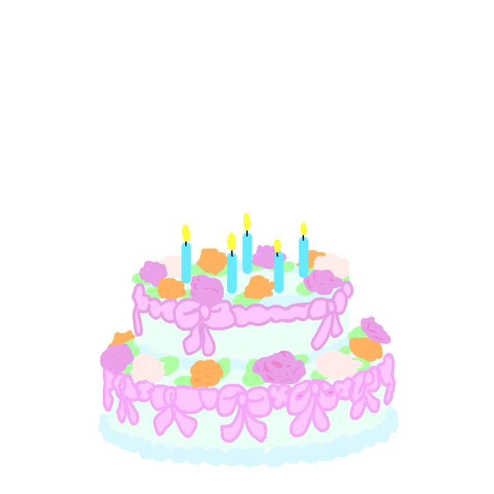 Happy Birthday Cake Candles Gif