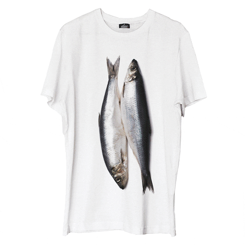 indreraubaite fish tshirt printed GIF