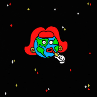 Earth Kissing GIF by GIPHY Studios Originals