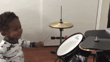 kids percussion GIF by Mashable
