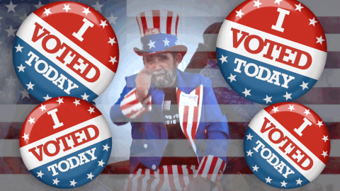 Voting Uncle Sam GIF by Barstool Sports