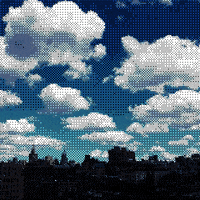 pixel clouds GIF by Jess
