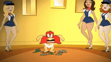 melonnelom looney tunes yosemite sam looney tunes show backup singer GIF