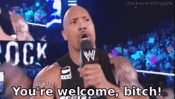 dwayne johnson youre welcome GIF