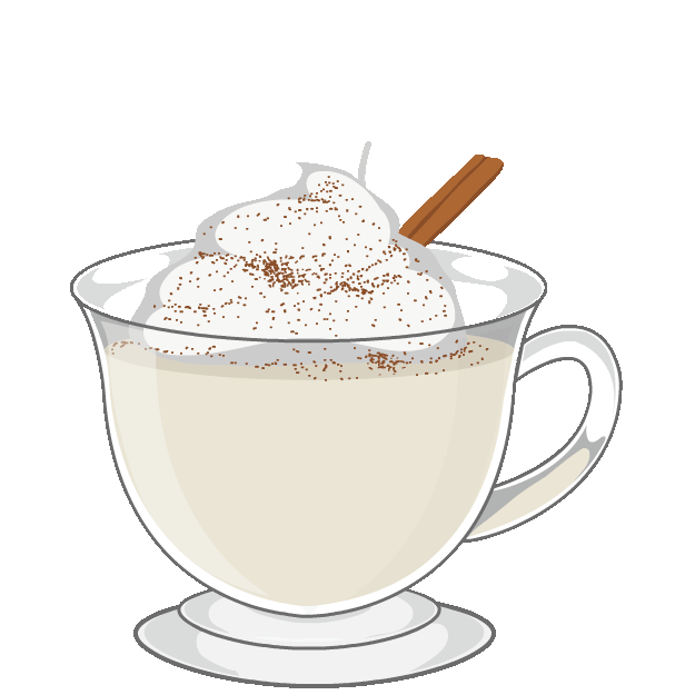 Latte Eggnog Sticker by HiArt for iOS & Android GIPHY