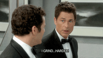 I Grind Harder Rob Lowe GIF by The Grinder