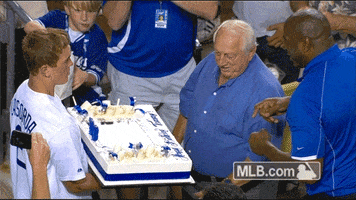Los Angeles Dodgers Eating GIF by MLB