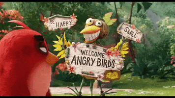 happy go away GIF by Angry Birds