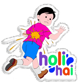 HimanshuGrewal holi animation image for kids GIF