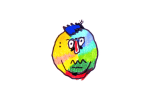 Color Head GIF by Russell Etchen