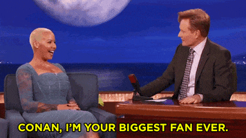 amber rose conan obrien GIF by Team Coco