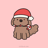 Candy Cane Art GIF by Chibird