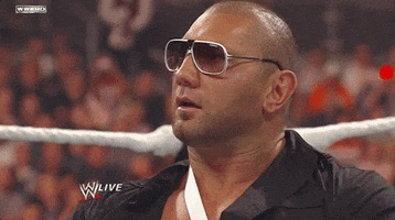 confused dave bautista GIF by WWE