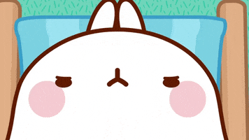 angry eyes GIF by Molang.Official
