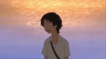 the girl who leapt through time crying GIF