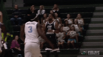 men's basketball GIF by GreenWave