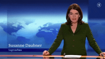 Susanne Daubner Reaction GIF by tagesschau