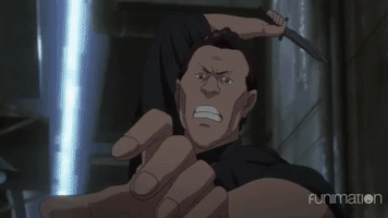 ghost in the shell fight GIF by Funimation
