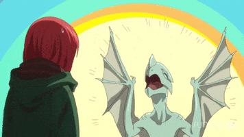 ancient magus bride dragons GIF by Funimation
