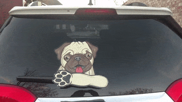 dog waving GIF by WiperTags