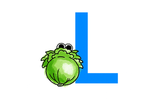 alphabet lettuce GIF by Salad for President