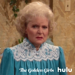 TV gif. Betty White as Rose on The Golden Girls scrunching her nose and shivering, grossed out.