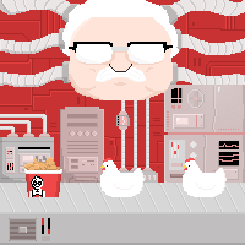 fried chicken america GIF by Percolate Galactic