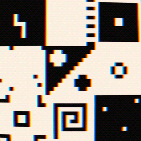black and white pixel GIF by bentuber