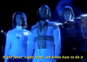 night fever GIF by Bee Gees