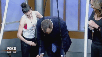 greg kelly workout GIF by Good Day New York