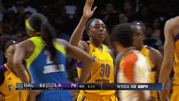 happy los angeles sparks GIF by WNBA