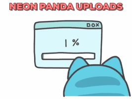 uploads files GIF by Neon Panda MX